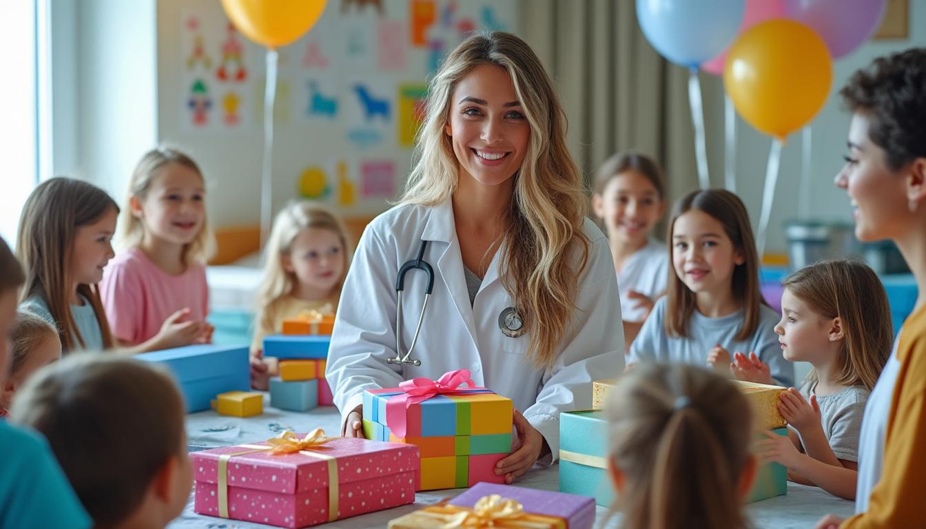 à annonay, clémentine ferrant, small miss beauty, apporte joie et réconfort aux enfants hospitalisés en leur offrant des cadeaux qui illuminent leur quotidien.