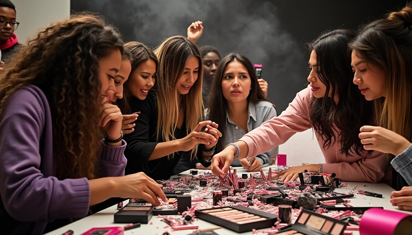 découvrez la controverse autour de huda beauty accusée d'inciter au régime, provoquant un boycott massif où des internautes détruisent leur maquillage en vidéo.