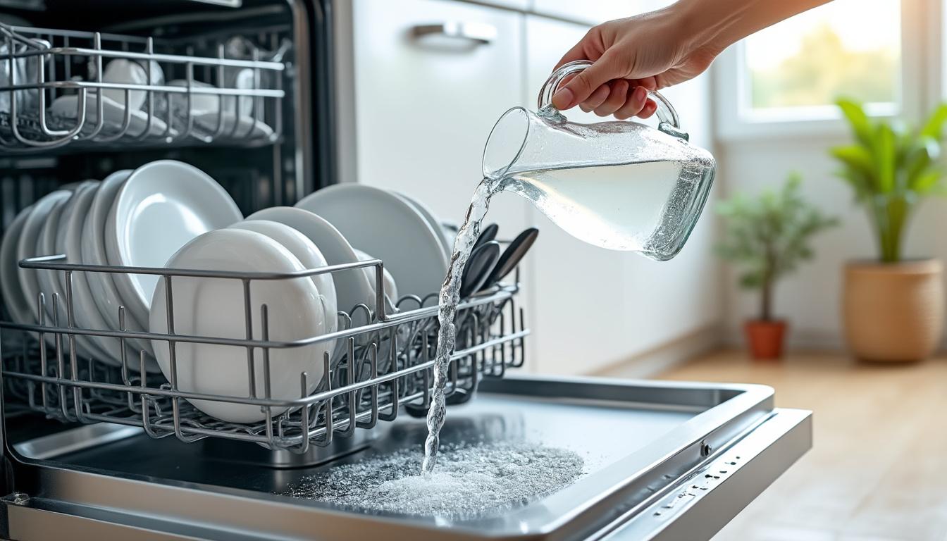 découvrez comment nettoyer efficacement votre lave-vaisselle avec du vinaigre pour un détartrage naturel et une performance optimale.