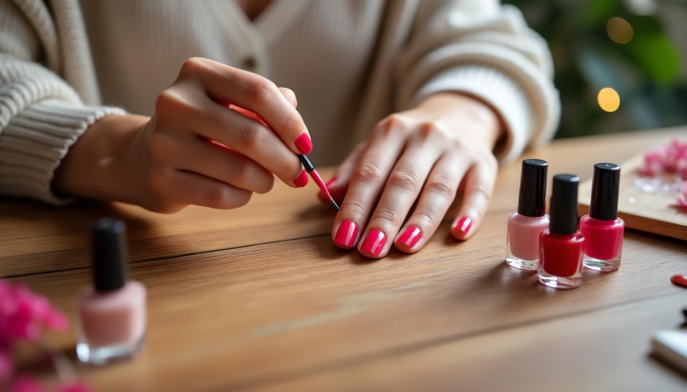 apprenez à poser un vernis semi-permanent à la maison facilement et rapidement grâce à nos conseils pratiques pour des ongles parfaits et longue tenue.
