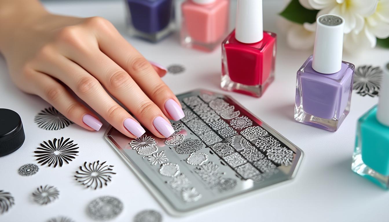 découvrez notre tutoriel de nail art stamping pour créer facilement des designs élégants et originaux sur vos ongles. parfait pour les débutants et les passionnés de manucure.