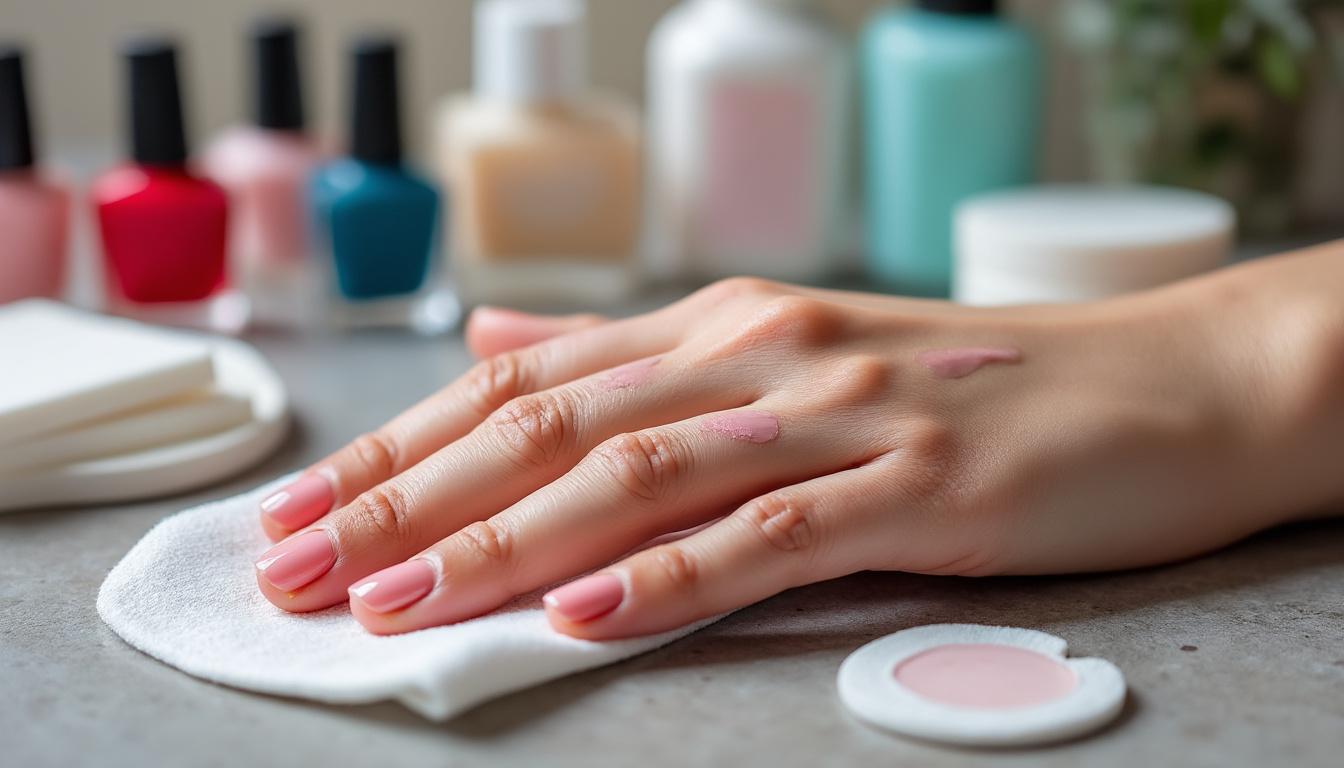 découvrez des méthodes efficaces et douces pour enlever le vernis sur la peau sans abîmer votre peau. astuces et conseils rapides pour un nettoyage parfait.
