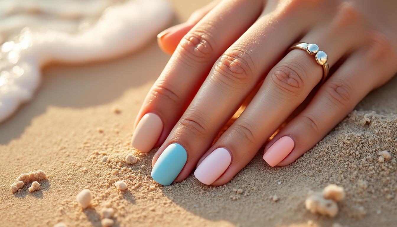 découvrez nos ongles de plage résistants au sable, parfaits pour profiter de l'été sans compromis sur votre style et votre beauté.